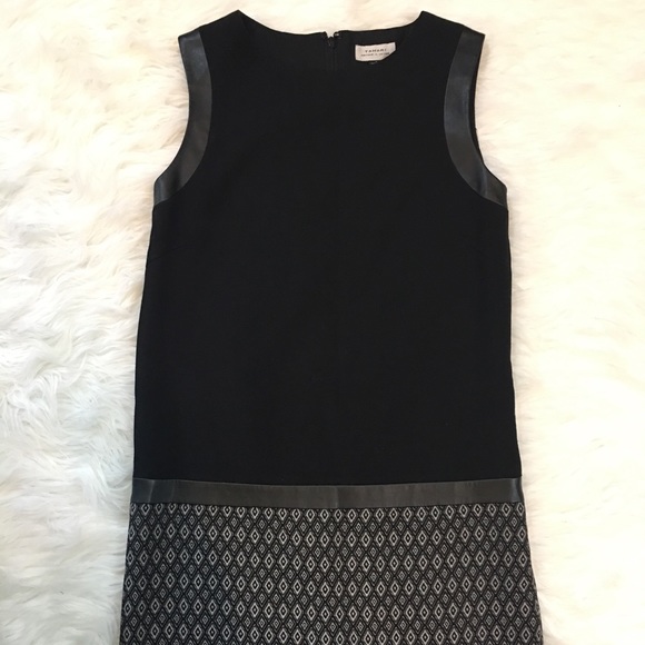 Tahari ASL black mod diamond print dress 2 $158 - Picture 6 of 8